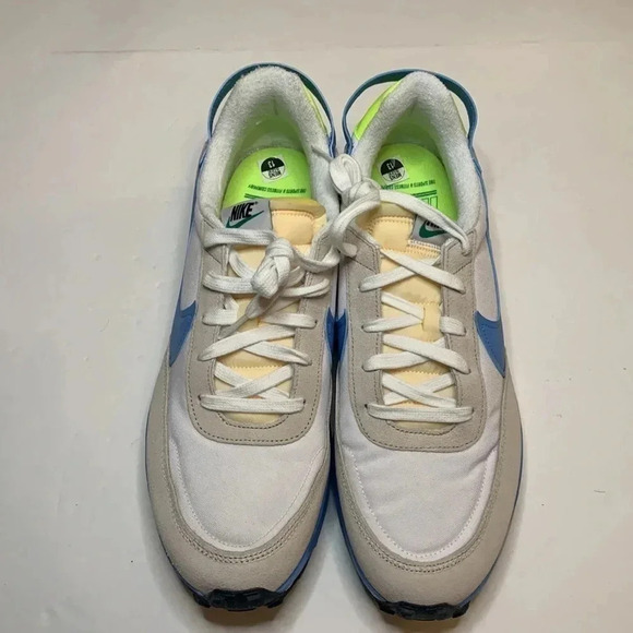 Nike Sneakers Waffle Debut Men’s Size 13 White University Blue New - Picture 6 of 12